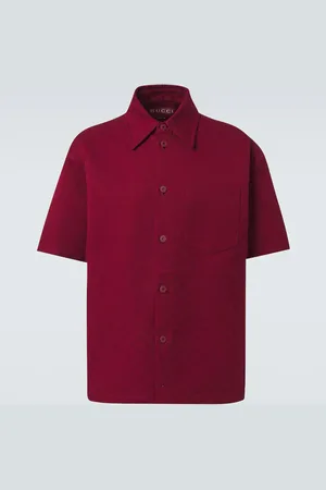 Gucci Camicia in jacquard GG di cotone