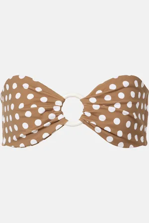 Marysia Top bikini a fascia Coronada con pois