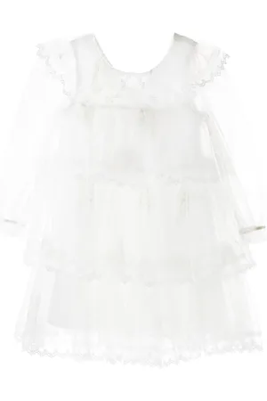 Petite Amalie Abito in tulle con stampa floreale