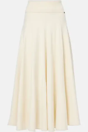 EXTREME CASHMERE Gonna midi Twirl in misto cashmere
