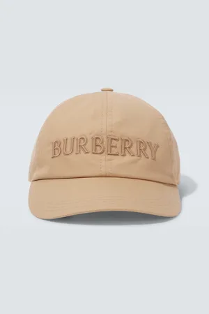 Burberry Cappello da baseball in gabardine con logo