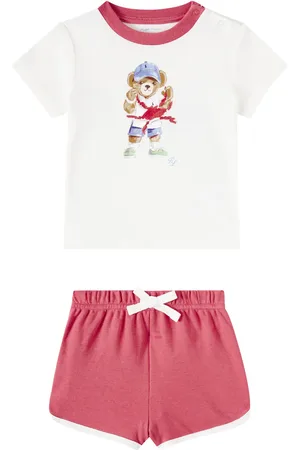 Ralph Lauren Baby - T-shirt e shorts in jersey di cotone