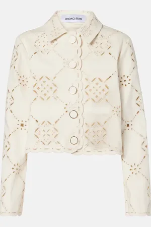 VERONICA BEARD Giacca cropped Adelaide in cotone