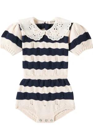 The New Society Baby - Body Marina in maglia di cotone