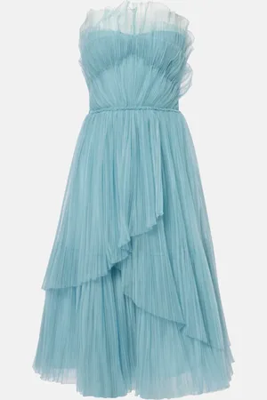 Costarellos Abito midi Dorea in tulle