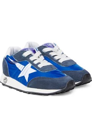 Golden Goose Sneakers Running Marathon con suede