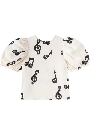 Mini Rodini Camicia Note in mussola di cotone