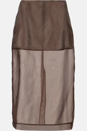 The Frankie Shop Gonna midi Peri in misto seta