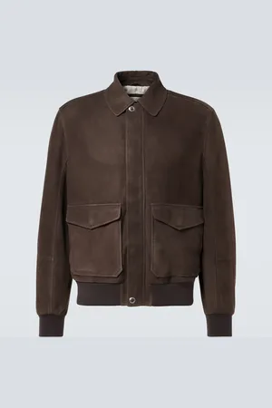 Brunello Cucinelli Bomber in suede