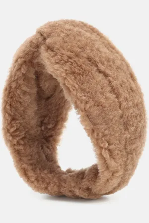 Max Mara Fascia per capelli Ovidio in cammello e seta
