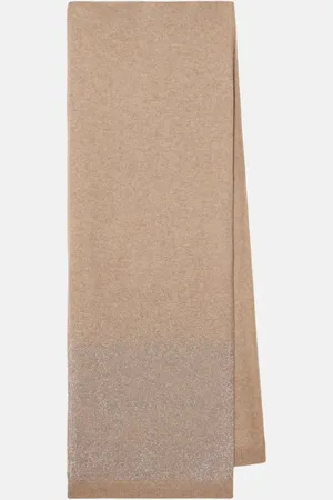 Max Mara Sciarpa Bari in cashmere con strass
