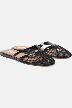 Alaïa Alaïa Mules Infradito in rete e pelle