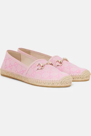 Gucci Espadrillas Horsebit GG in canvas