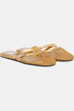 Alaïa Alaïa Mules Infradito in mesh e pelle