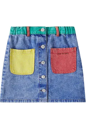 Bobo Choses Gonna di jeans color-block