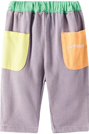 Bobo Choses Baby - Pantaloni in cotone colorblock