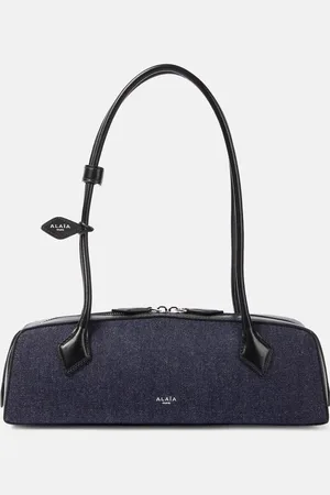 Alaïa Alaïa Borsa a spalla Le Teckel Medium in denim