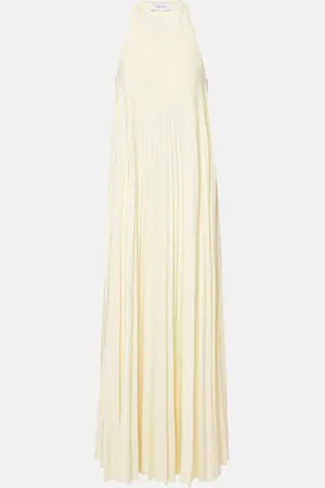 Sportmax Abito lungo Verdier con pieghe