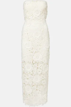ROTATE Bridal - Abito midi in pizzo