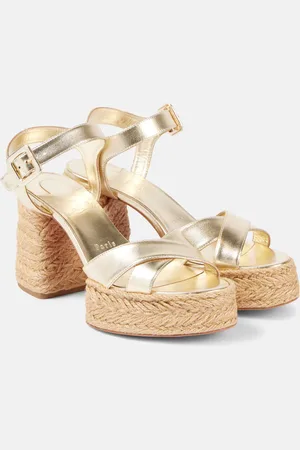 Christian Louboutin Sandali Calakala 85 in pelle con plateau