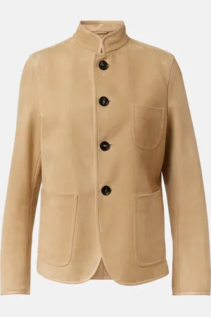 Loro Piana Giacca Spagna Mini in suede
