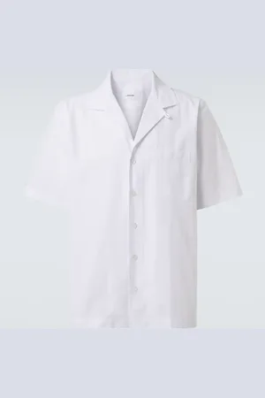 LARDINI Camicia in popeline di cotone
