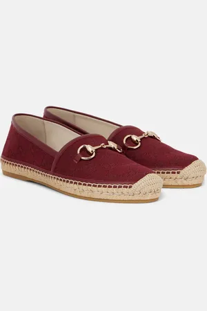 Gucci Espadrillas Horsebit GG in canvas