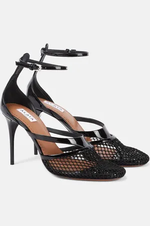 Alaïa Alaïa Pumps Infradito 90 in vernice a rete