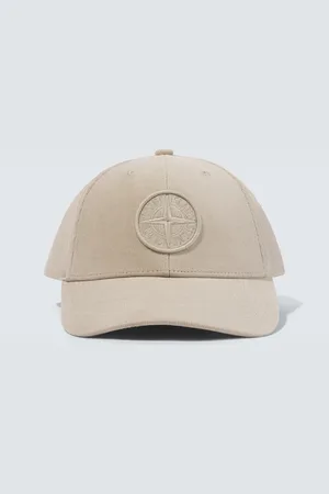 Stone Island Cappello da baseball Compass con ricamo