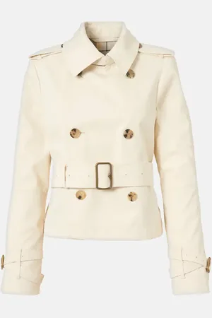 Burberry Trench cropped in gabardine