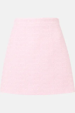 Patou Minigonna in tweed di misto cotone