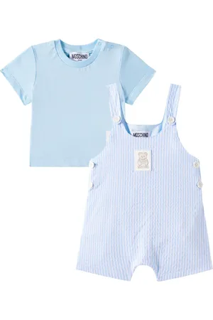 Moschino Baby - T-shirt e tuta corta Teddy Bear in cotone
