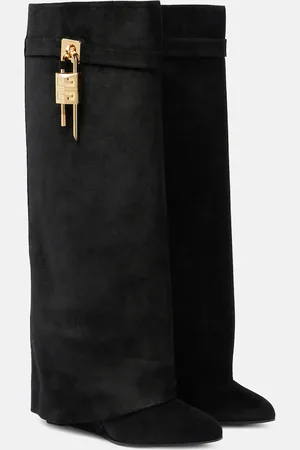 Givenchy Stivali Shark Lock in suede