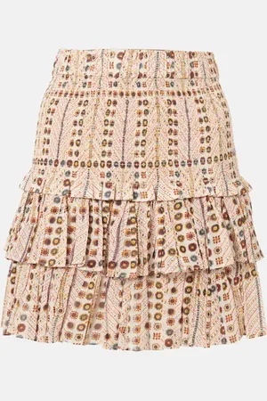 Marant Etoile Minigonna Naomi in voile di cotone