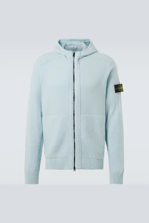 Stone Island Felpa Compass in misto cotone con cappuccio