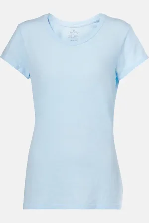 Velvet T-shirt Odelia in cotone
