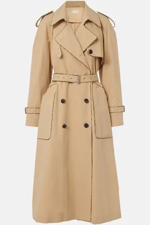 DRIES VAN NOTEN Trench in popeline di cotone