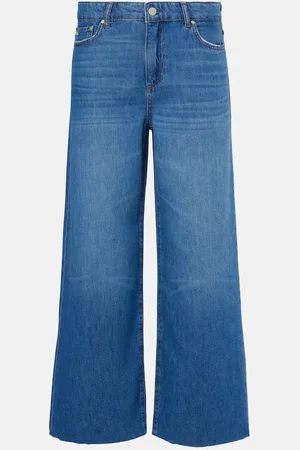 AG Jeans Jeans Saige a gamba larga e vita media