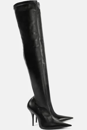 Balenciaga Stivali cuissardes Avenue in pelle
