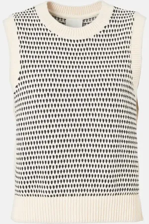 Varley Gilet Knowles in maglia di cotone