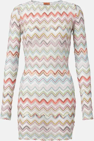 Missoni Abito corto in crochet di misto cotone