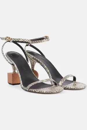Jacquemus Sandali Bisou in pelle goffrata