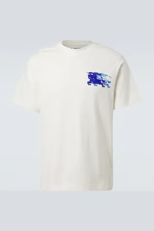 Burberry T-shirt in cotone con stampa