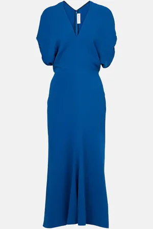 Victoria Beckham Abito midi in crêpe di raso
