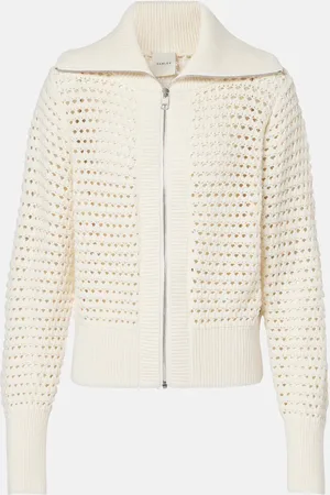 Varley Cardigan Eloise in maglia di cotone con zip