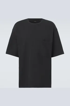 LEMAIRE T-shirt in jersey di cotone e lino
