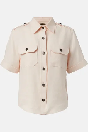 Loro Piana Blusa Annalisa in lino e lana