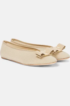 Salvatore Ferragamo Ballerine Vanna con pelle