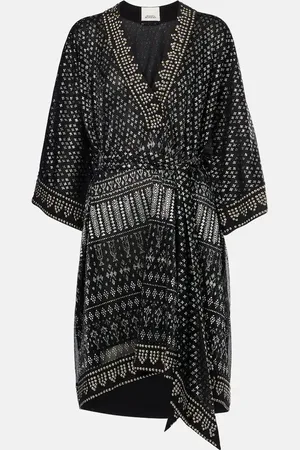 Isabel Marant Abito corto Nawel in lamé