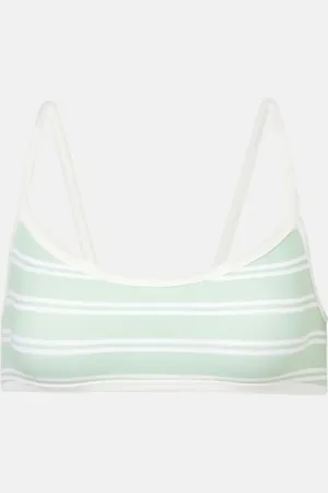 Marysia Top bikini Ligne a righe